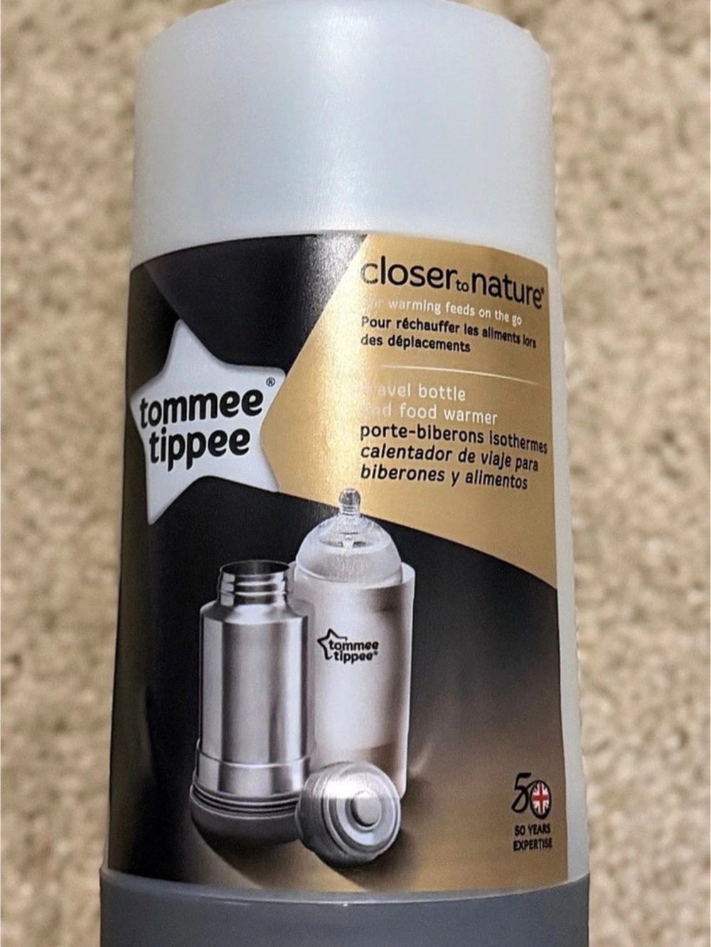 Tommee Tippee Closer to Nature bottle warmer Bottle Warmer Gray White New